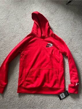 New Nike Boys Large Red 3BRAND presented by Russell Wilson Hoodie